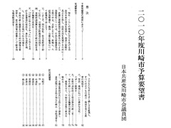 2010年度川崎市予算要望書を提出